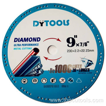 Vacuum Diamond Cutting Blade for Metal